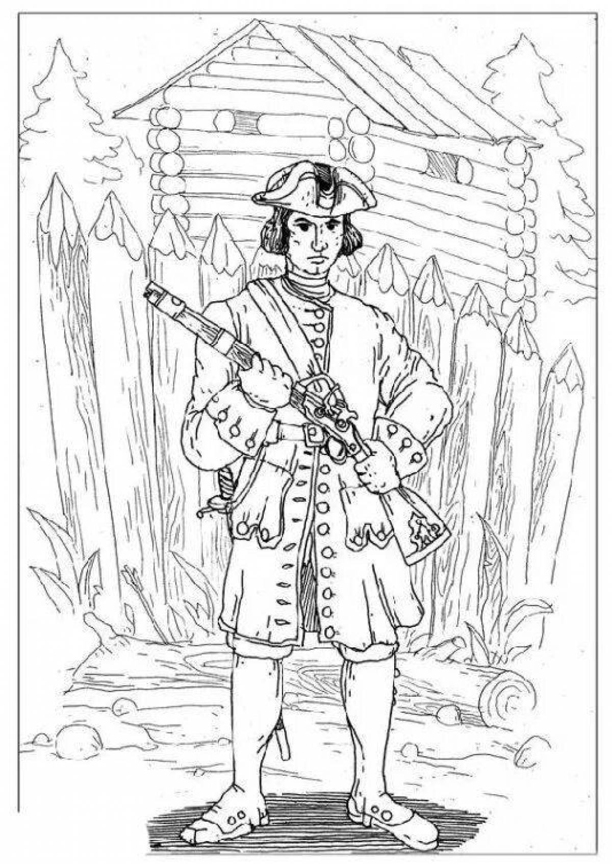 Coloring page glamor peter 1