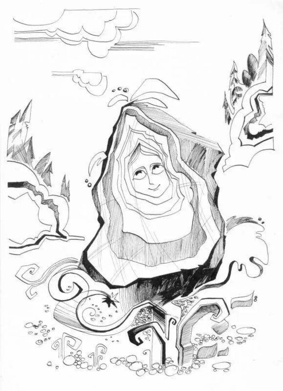 Сказки Синюшкин колодец Малахитовая шкатулка каменный цветок