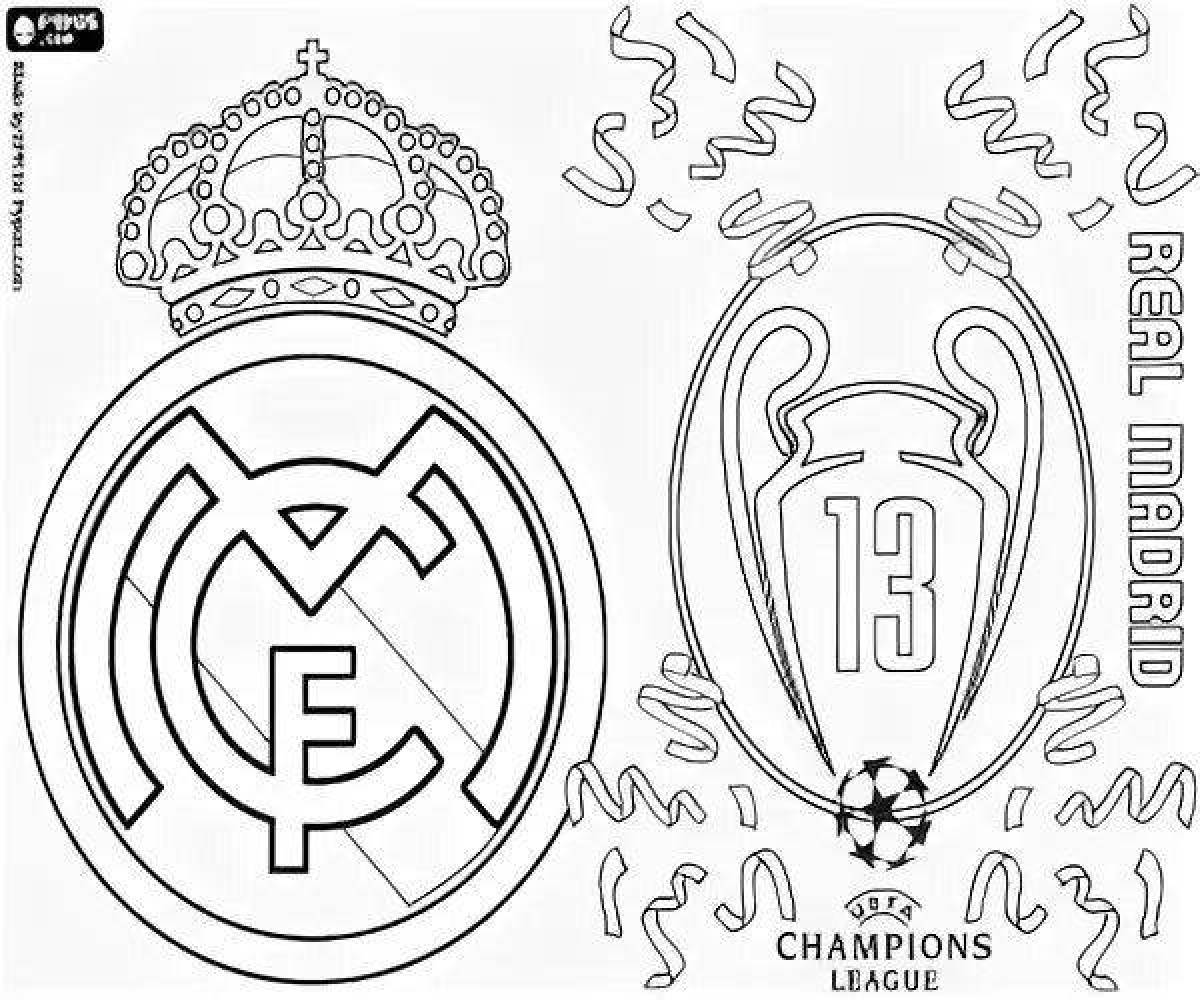 Разукрасить Реал Мадрид