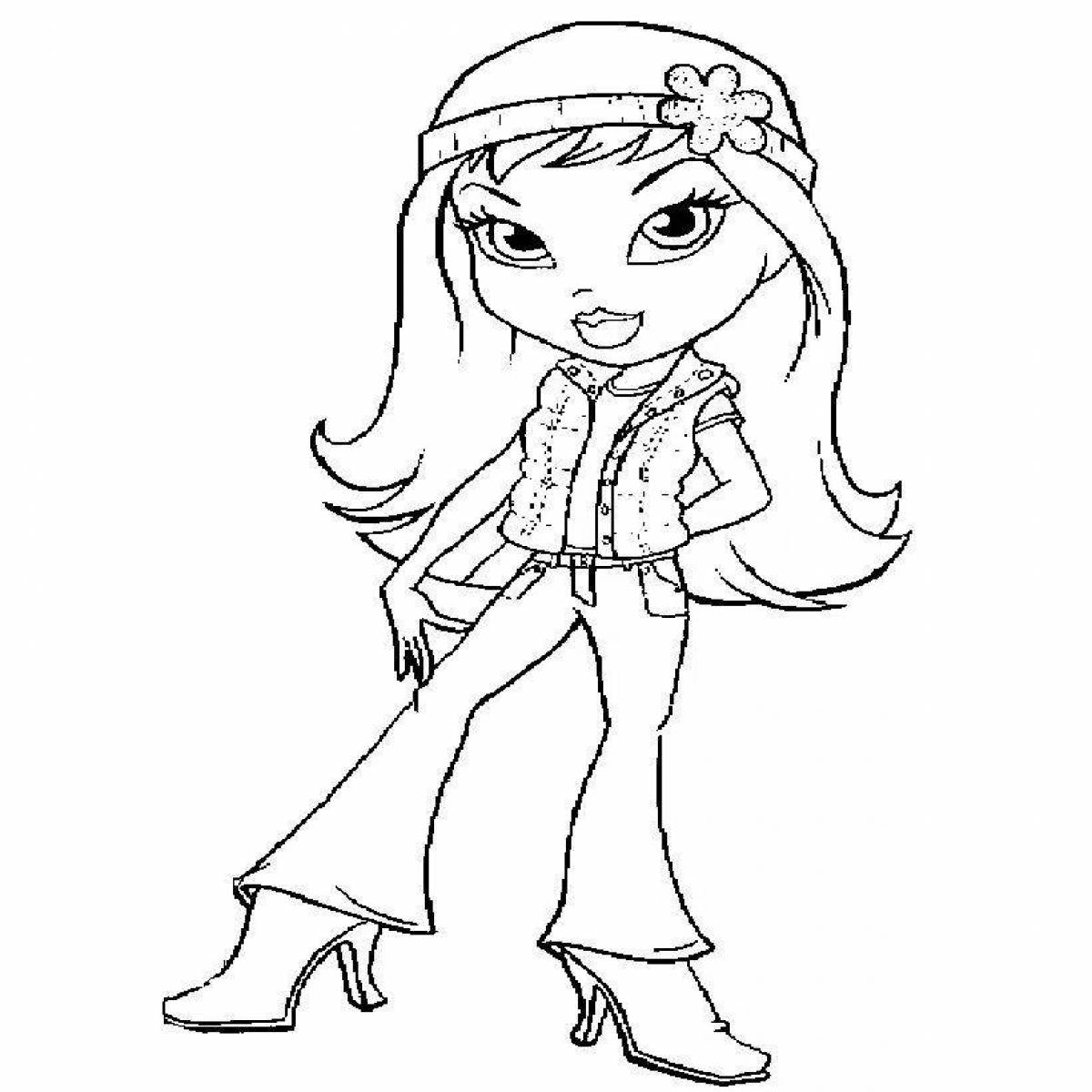 Glorious Star Milana Coloring Page