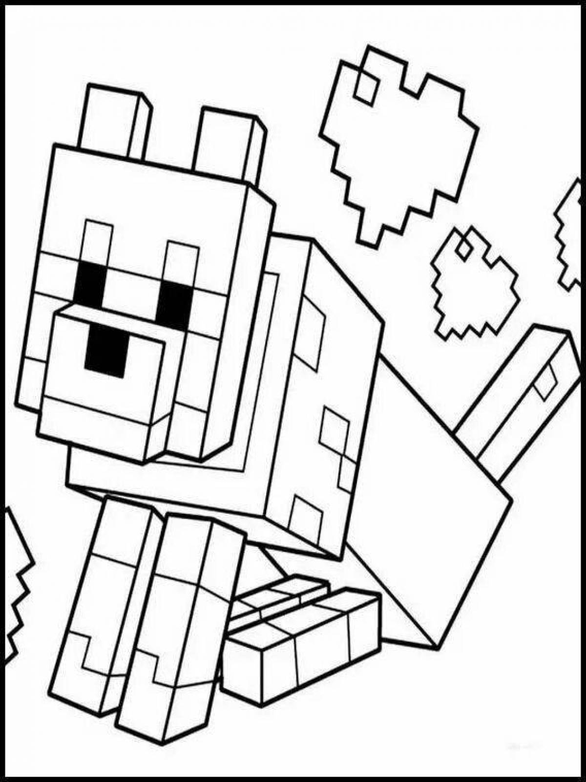Comote youtuber coloring page