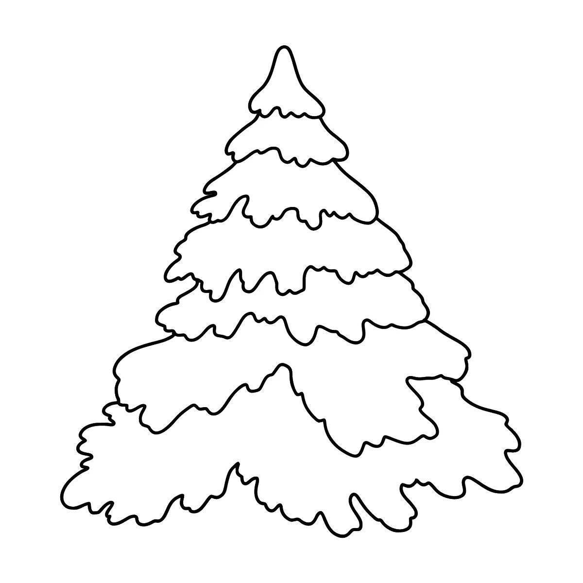 Colouring tree for kids