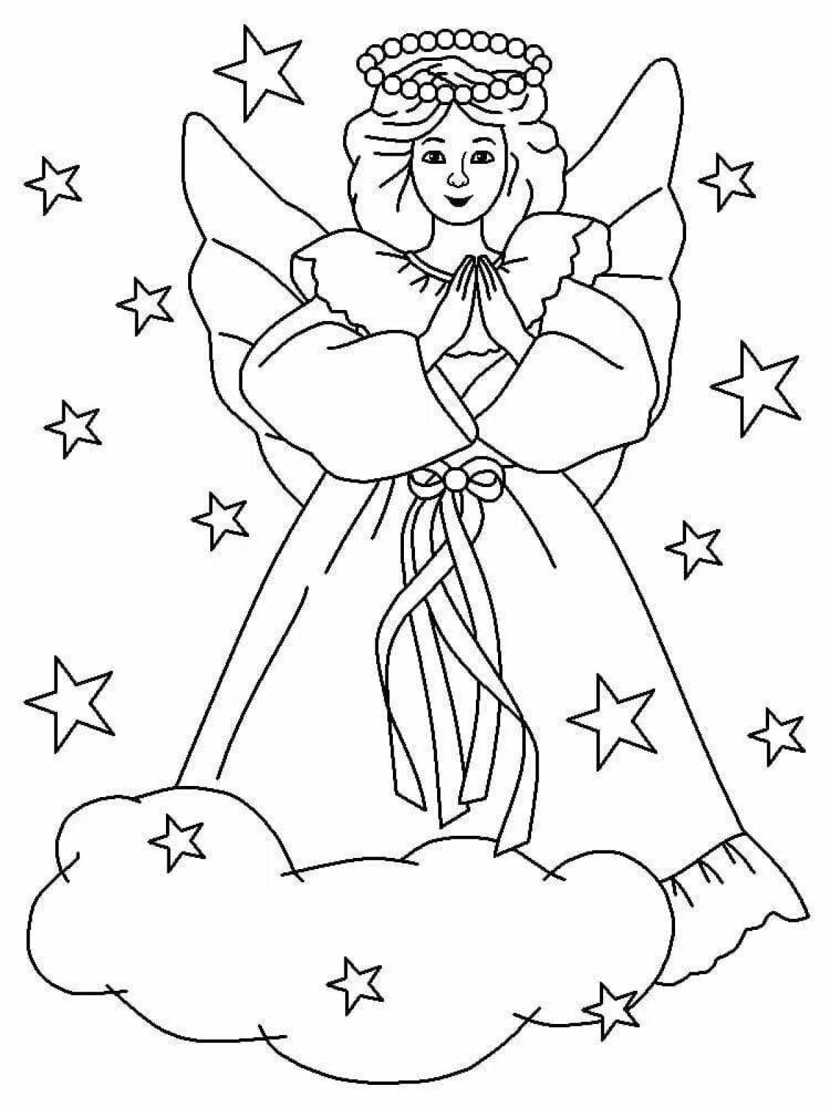 Sparkly merry christmas coloring book