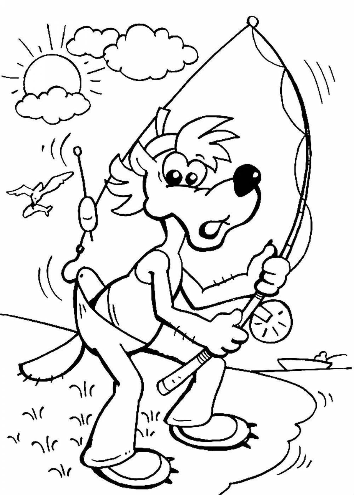 Color-lush coloring page ok for kids