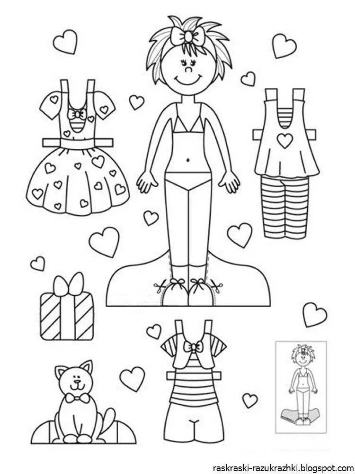 Gorgeous cutters coloring page