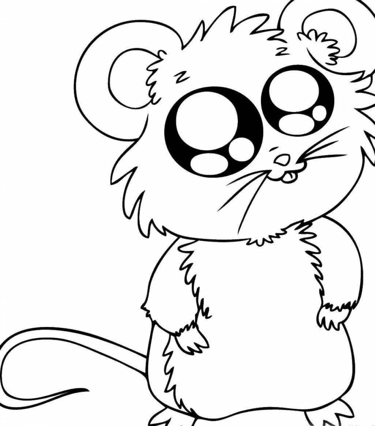 Coloring page quiet pussies
