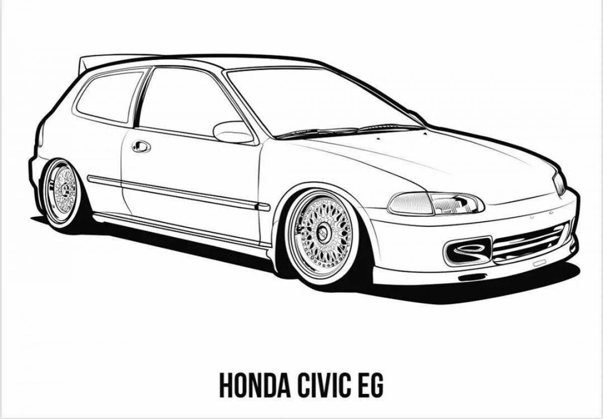 Outstanding jdm coloring page