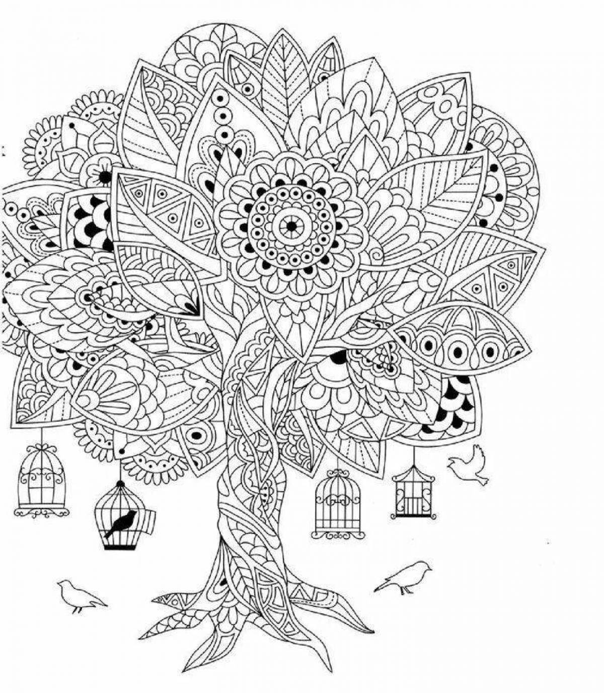 Soothing coloring book