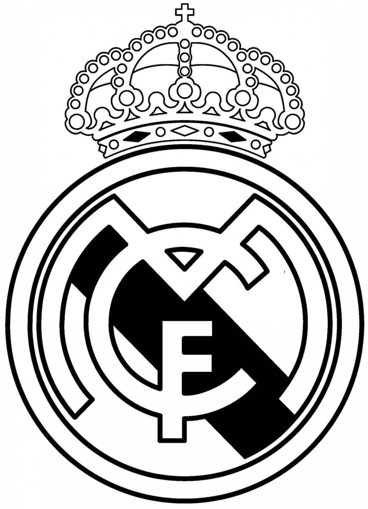 Coloring of glorious real madrid