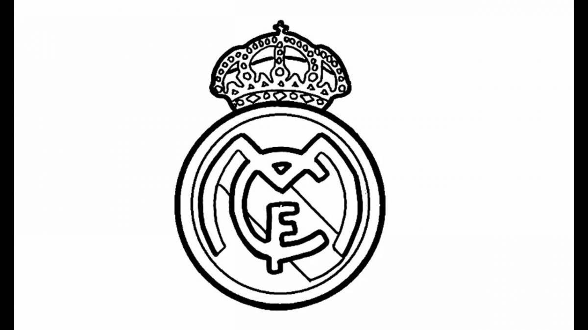 Dazzling real madrid coloring book