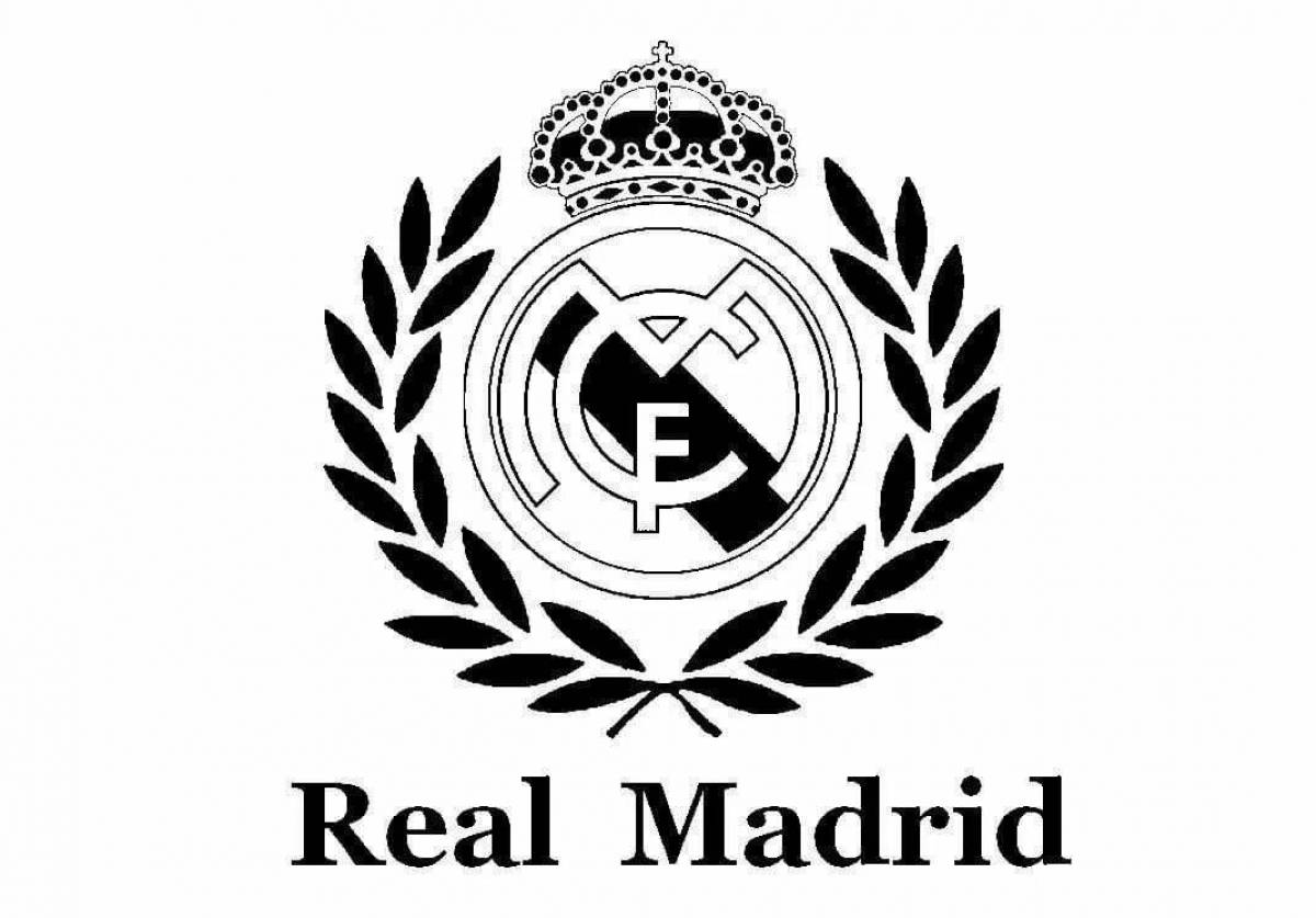 Real madrid creative coloring book