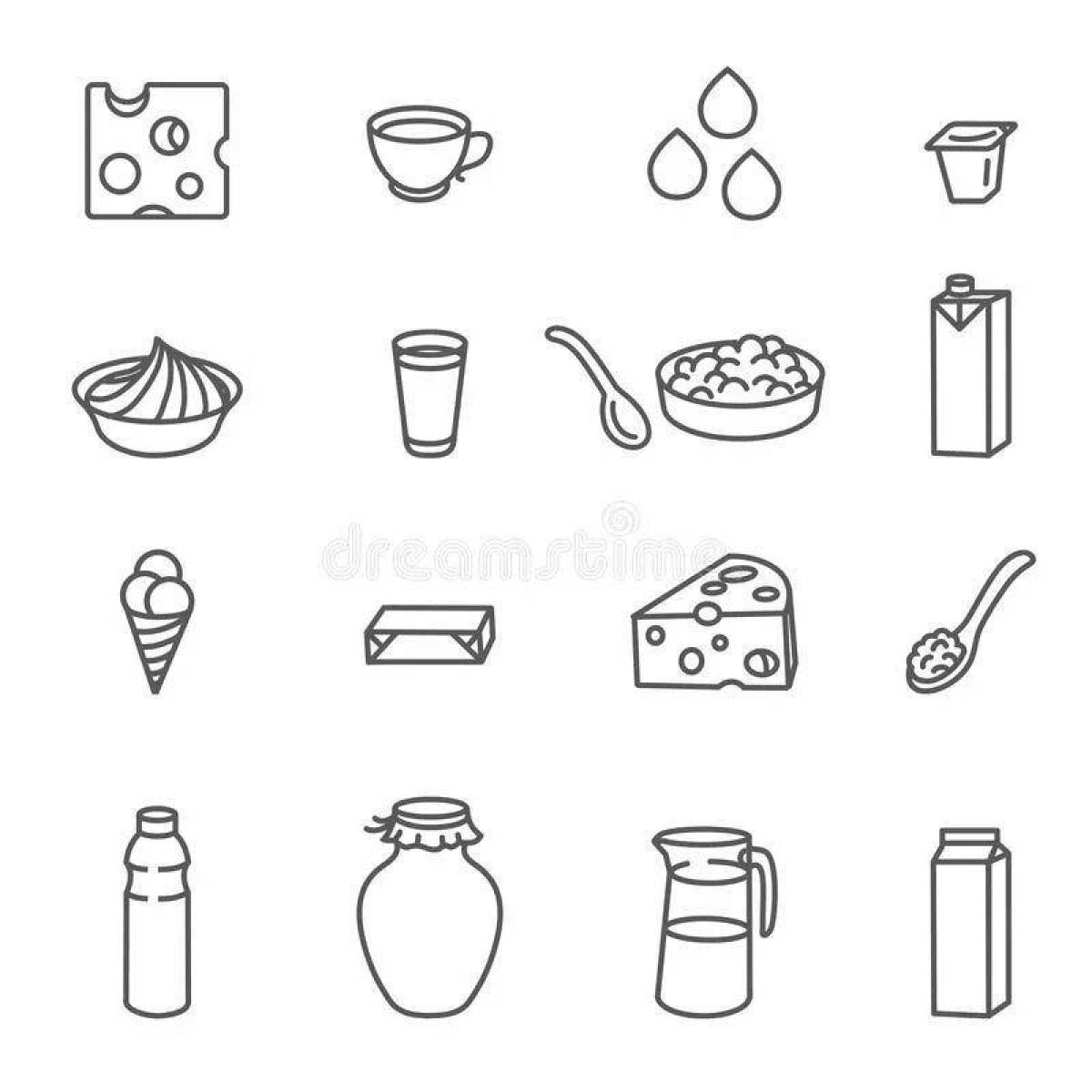 Fabulous milk coloring