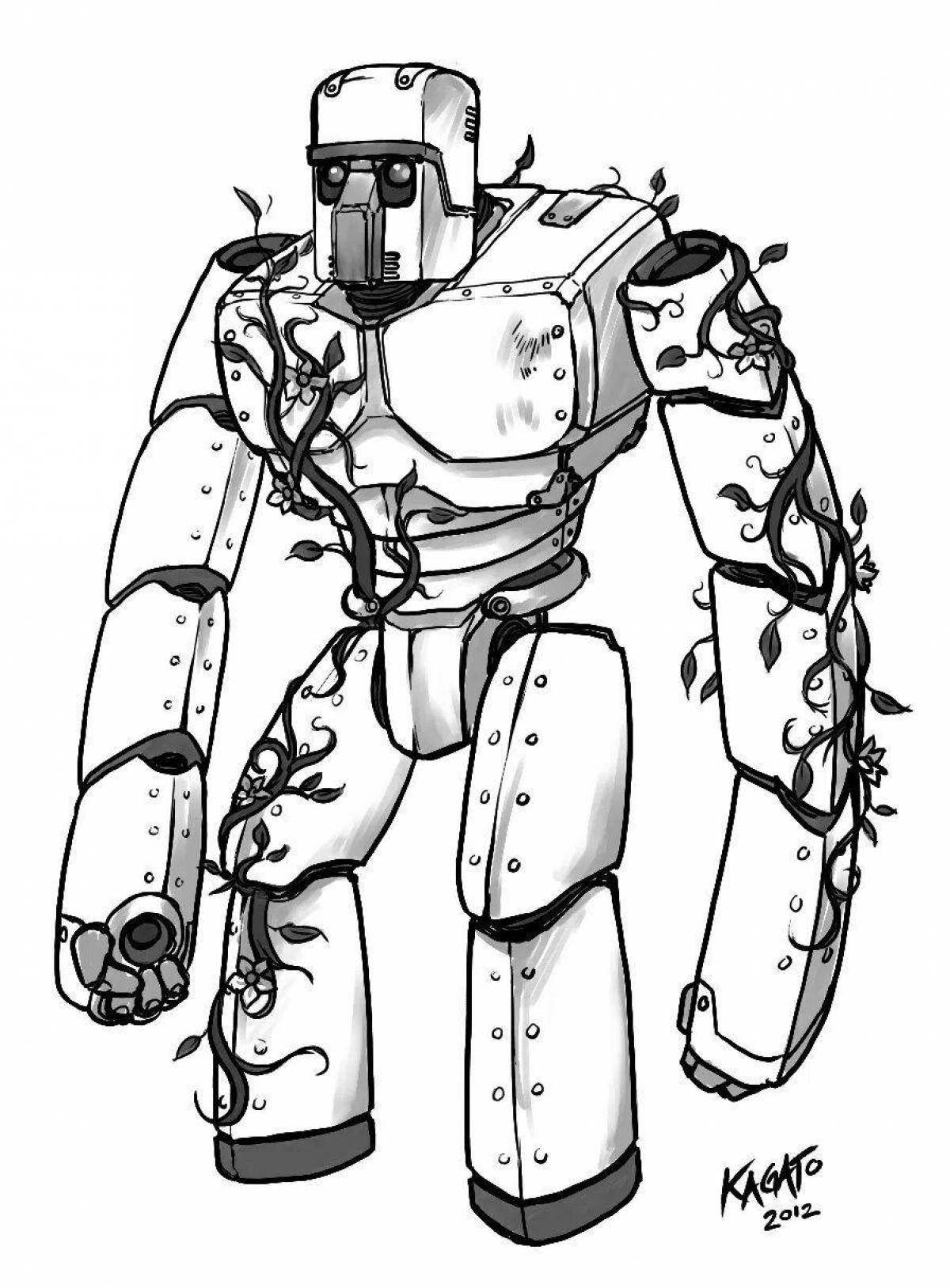 Gorgeous minecraft golem coloring page