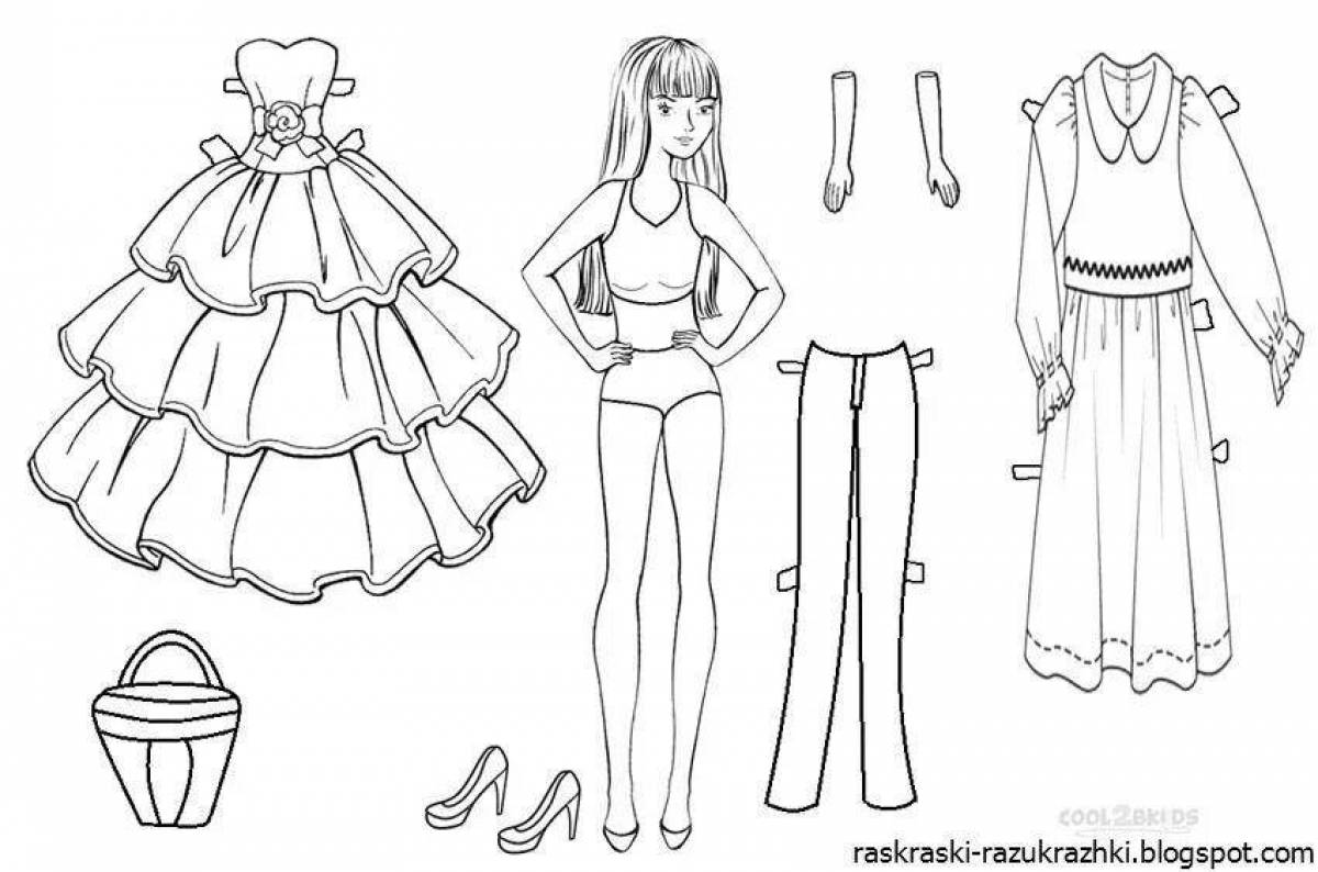 Barbie with clothes #1