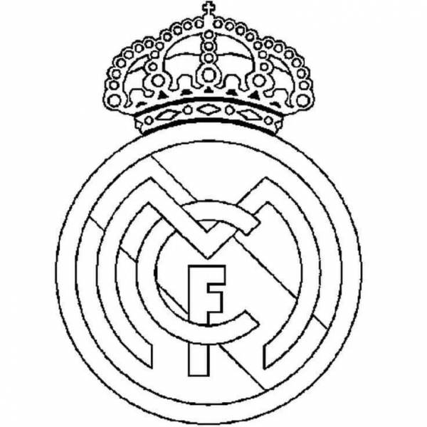 Coloring Pages Real Madrid (37 pcs) - download or print for free #5785