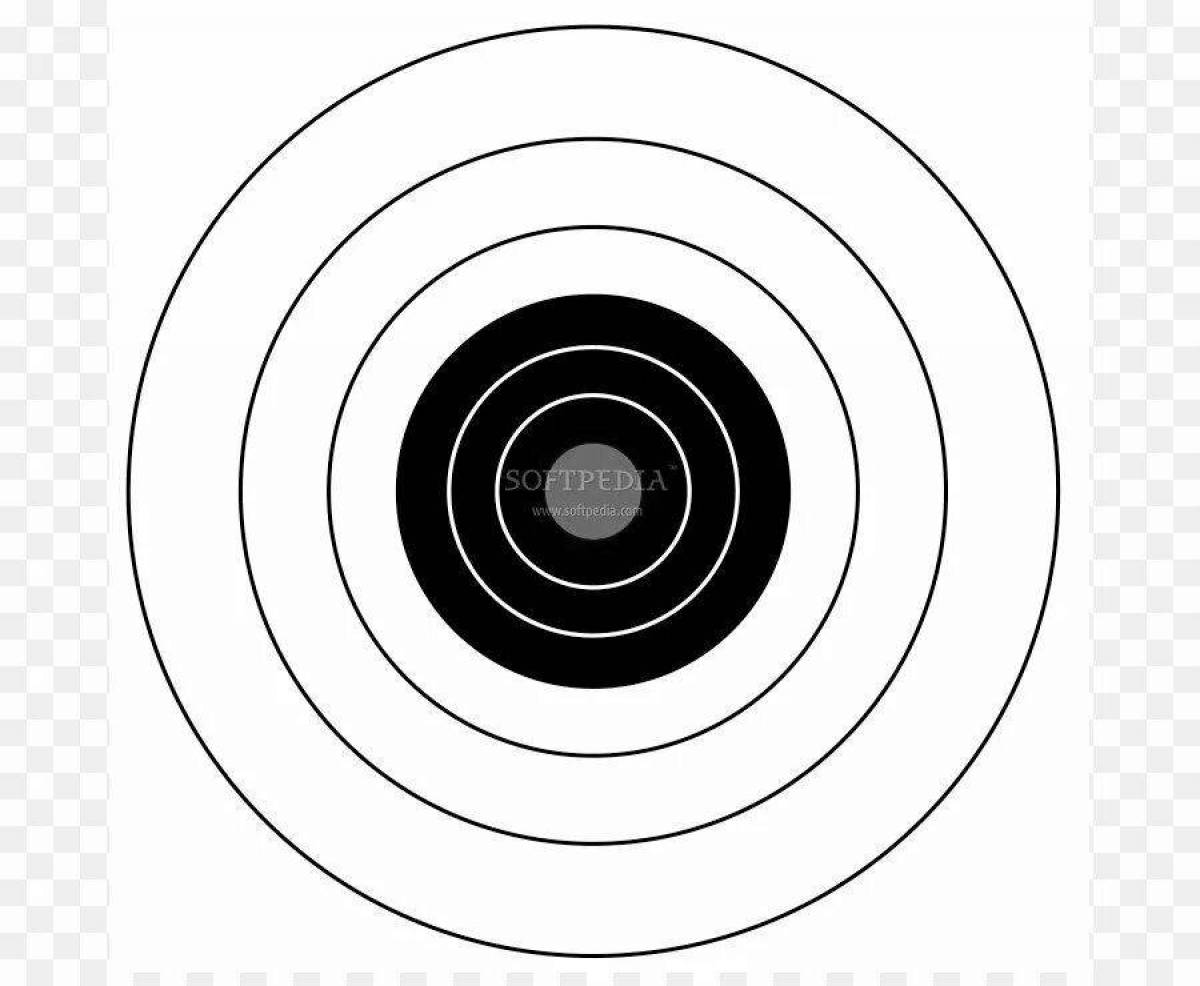 Мишень картинка. Мишень для лука а4. Мишень для стрельбы из лука а4. Круг для стрельбы. Трафарет мишени для стрельбы.