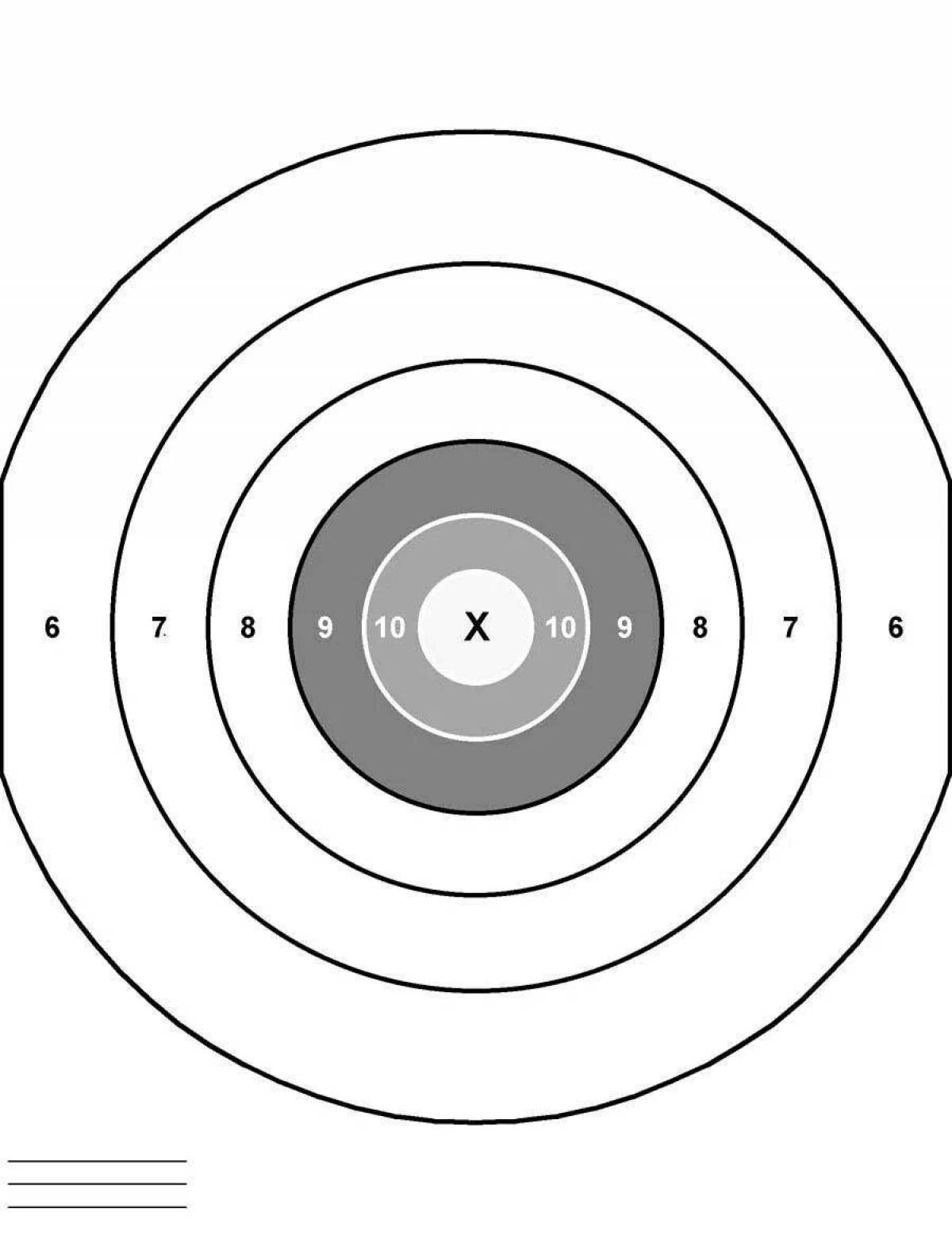 Мишени картинки черно белые для распечатки