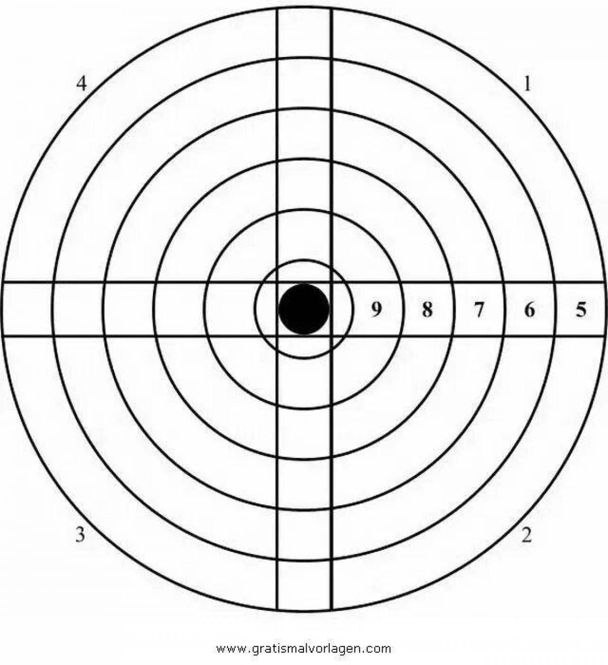 Мишень распечатать. Мишень. Мишень для пристрелки воздушки. Раскраска мишень для стрельбы. Мишень а3.