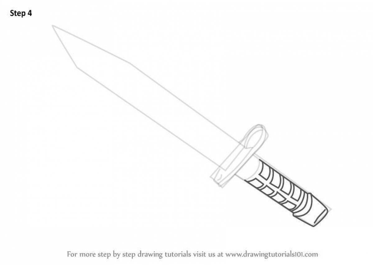 Royal tanto from standoff 2 coloring book