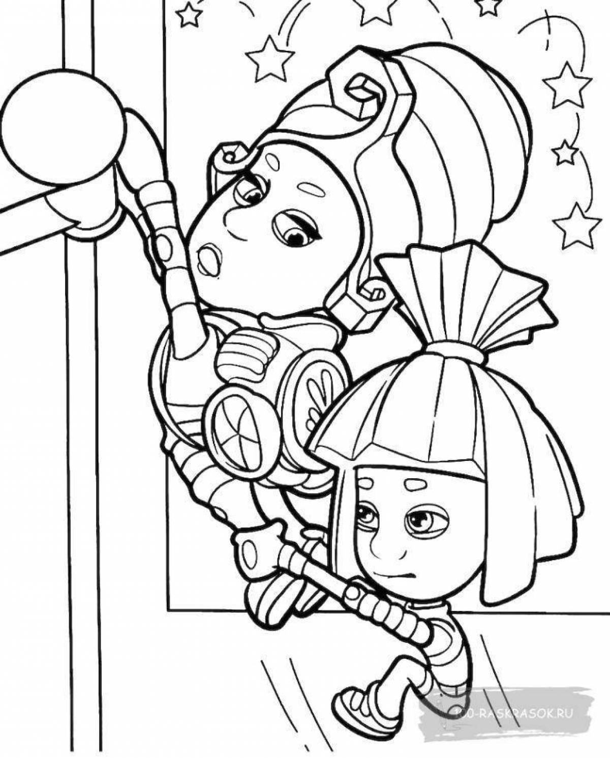 Fun fixies coloring book for the little ones