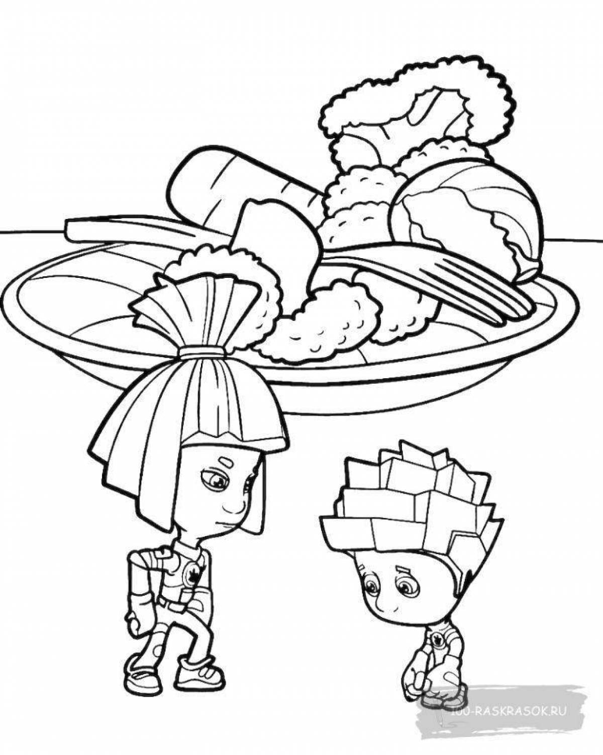Fascinating Fixies Coloring Pages for Toddlers