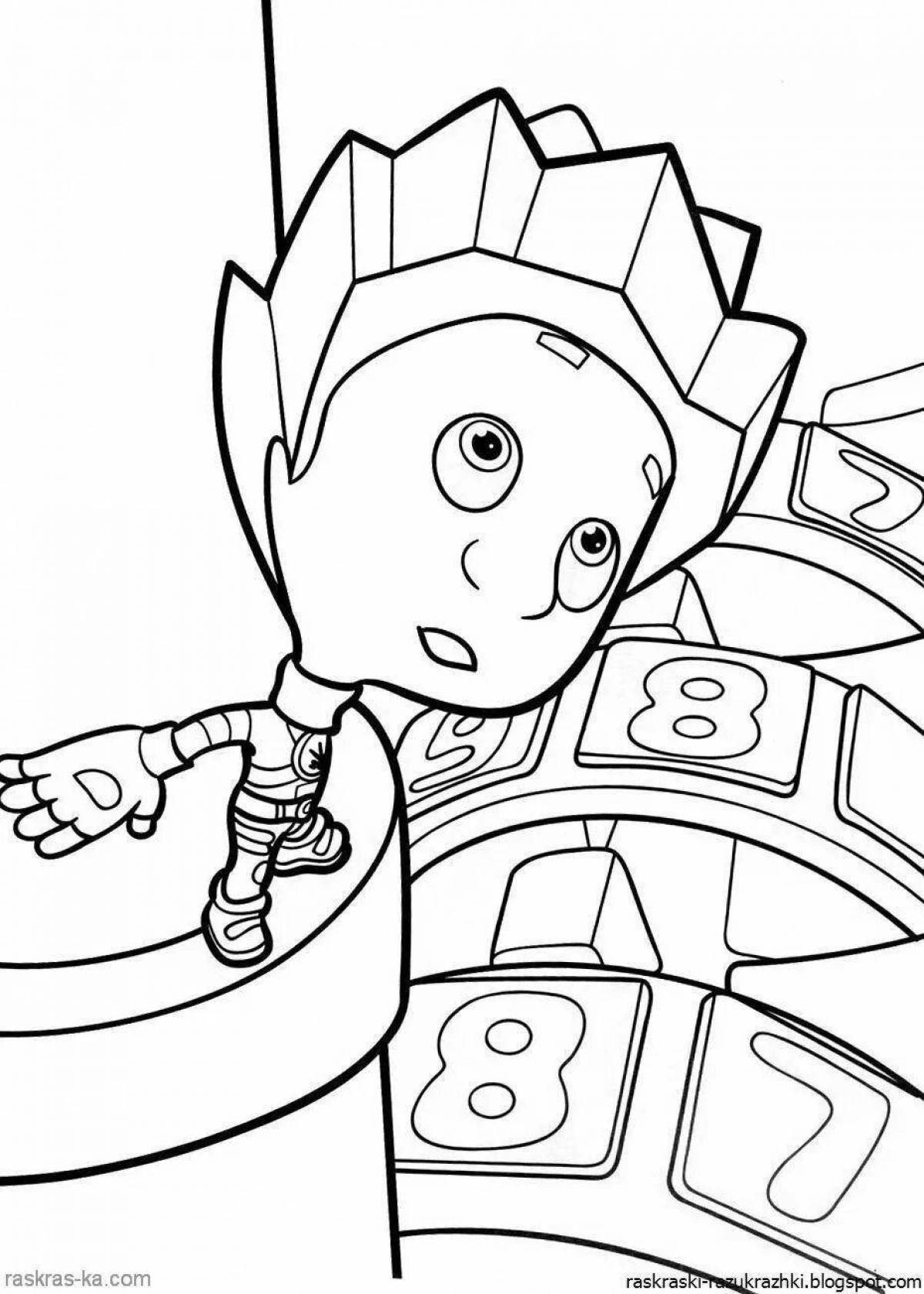 Adorable Fixies Coloring Page for Toddlers