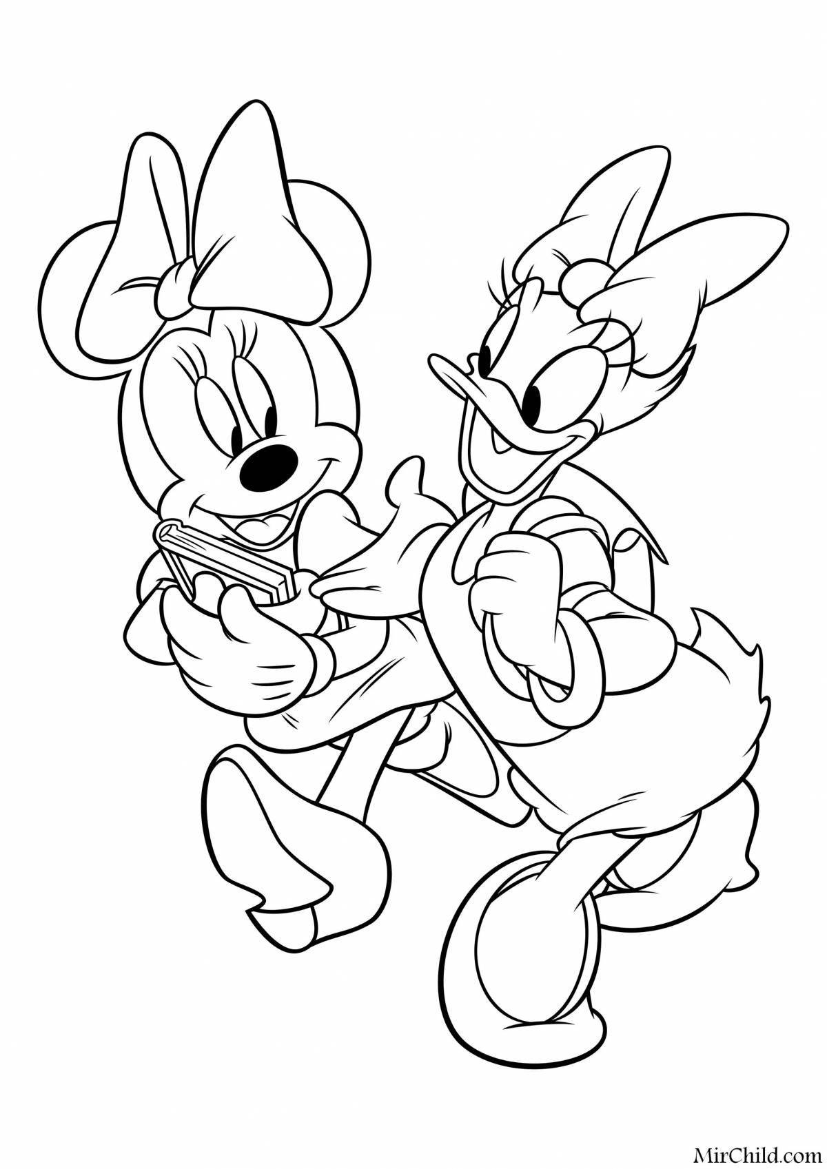 Mickey's happy coloring book