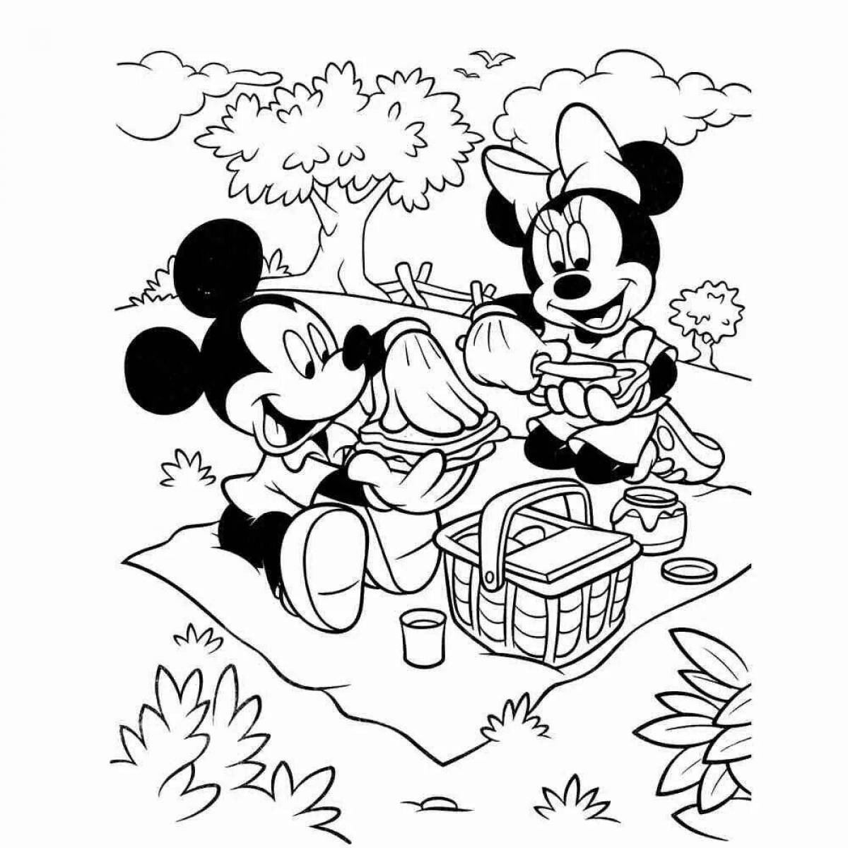 Mickey's amazing coloring book