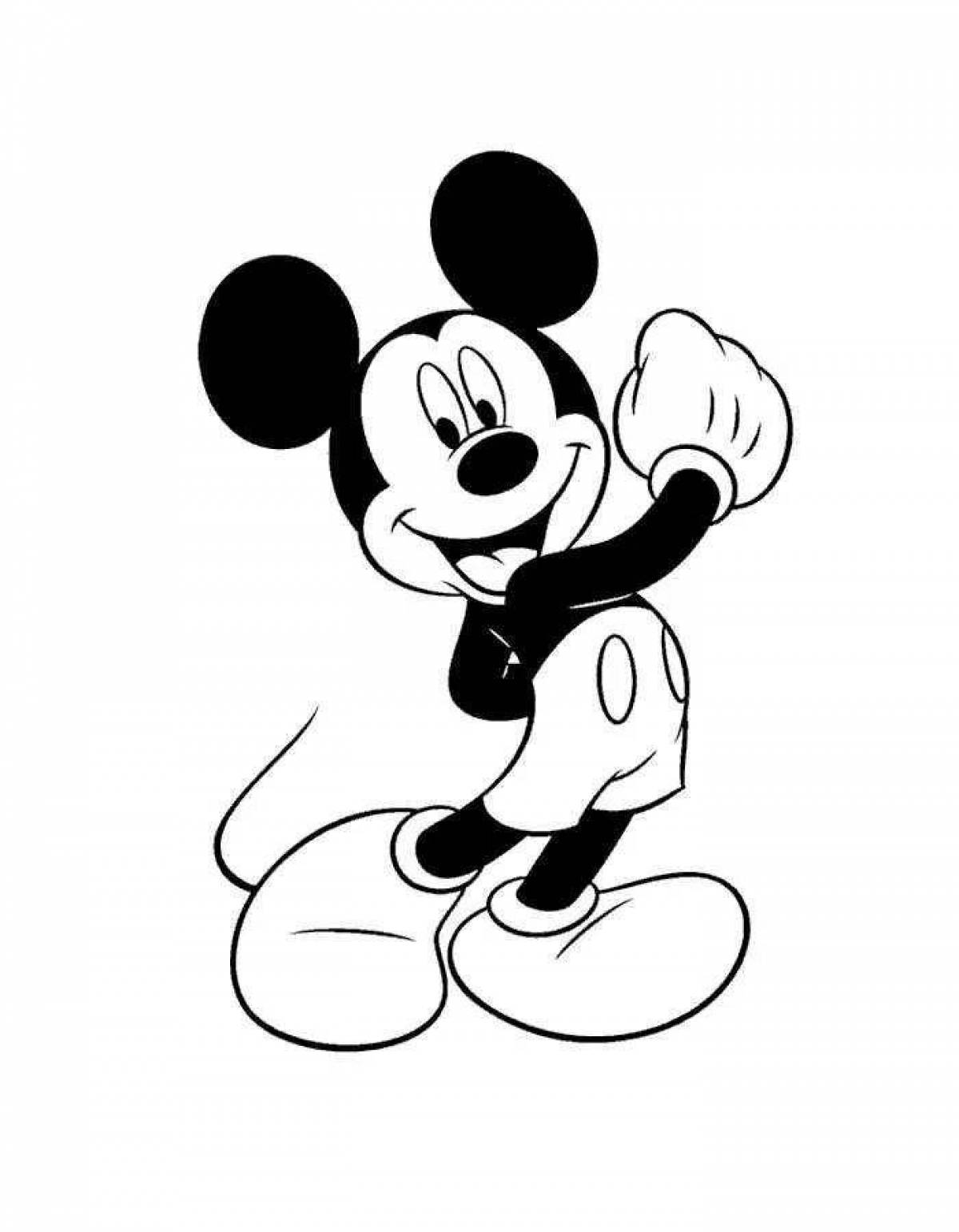 Effective mickey coloring