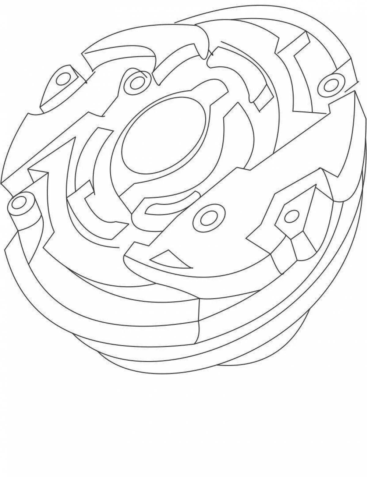 Beyblade awesome coloring book