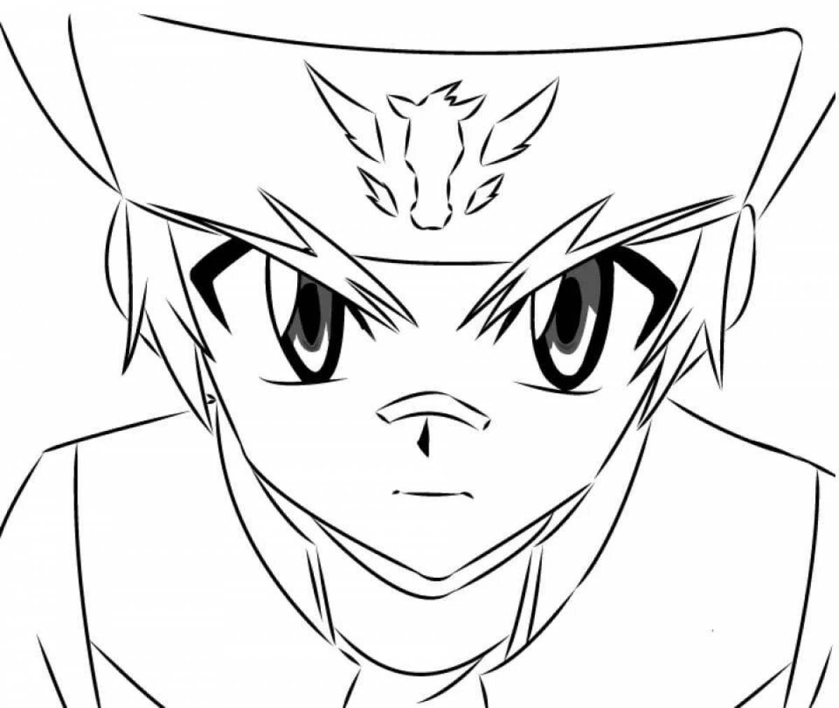 Great beyblade coloring book