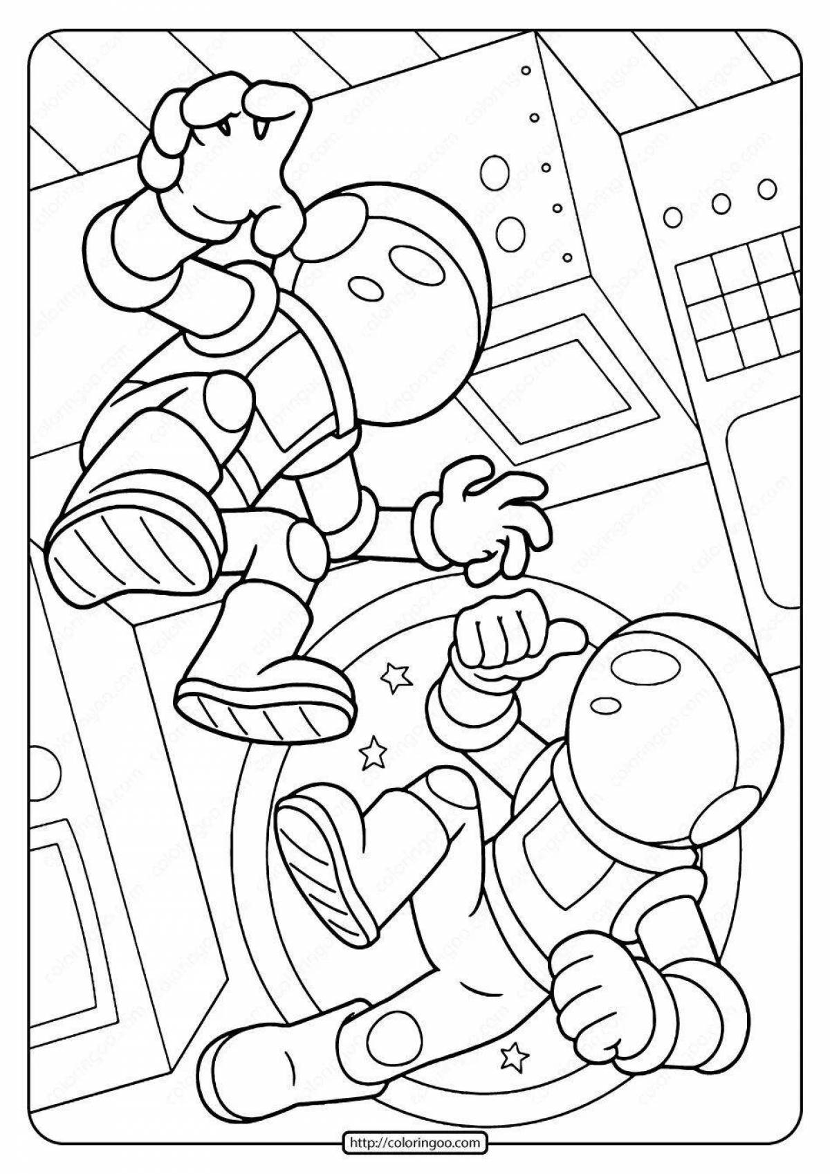 Space coloring book