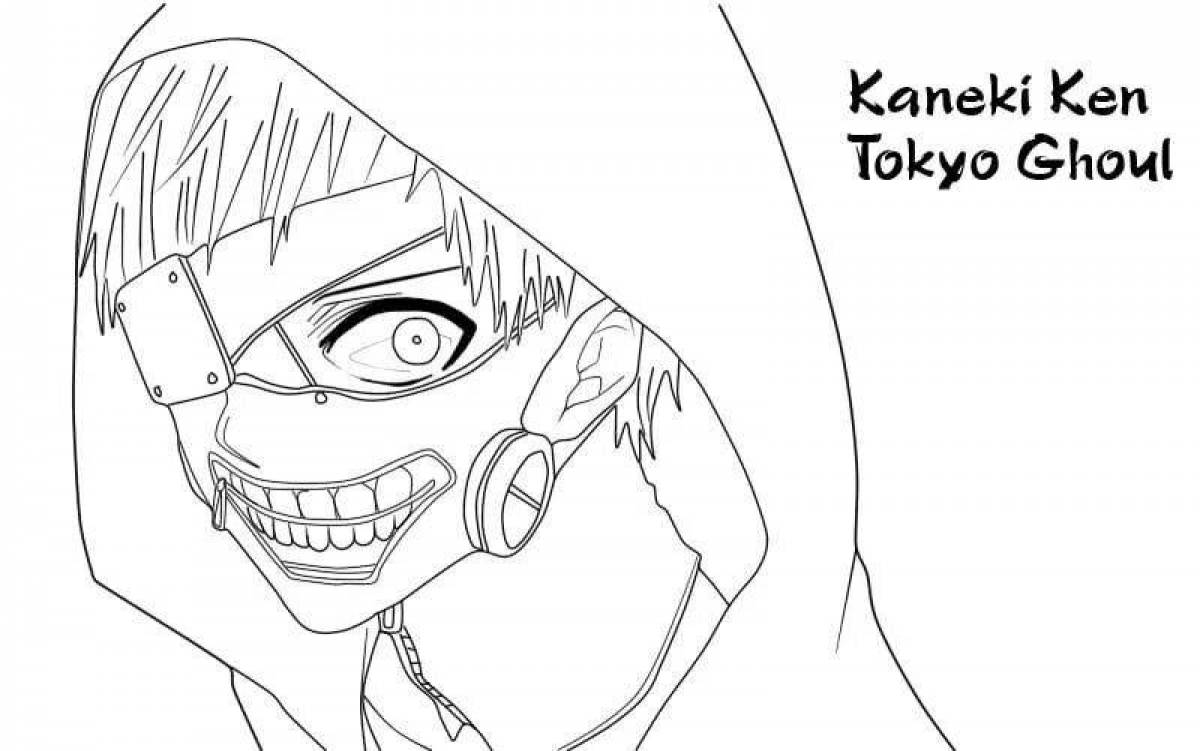 Coloring book shiny tokyo ghoul