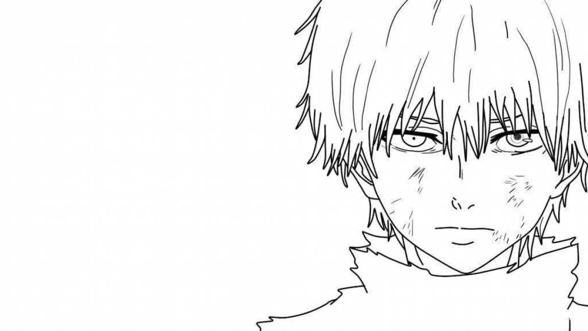 Tokyo ghoul coloring page