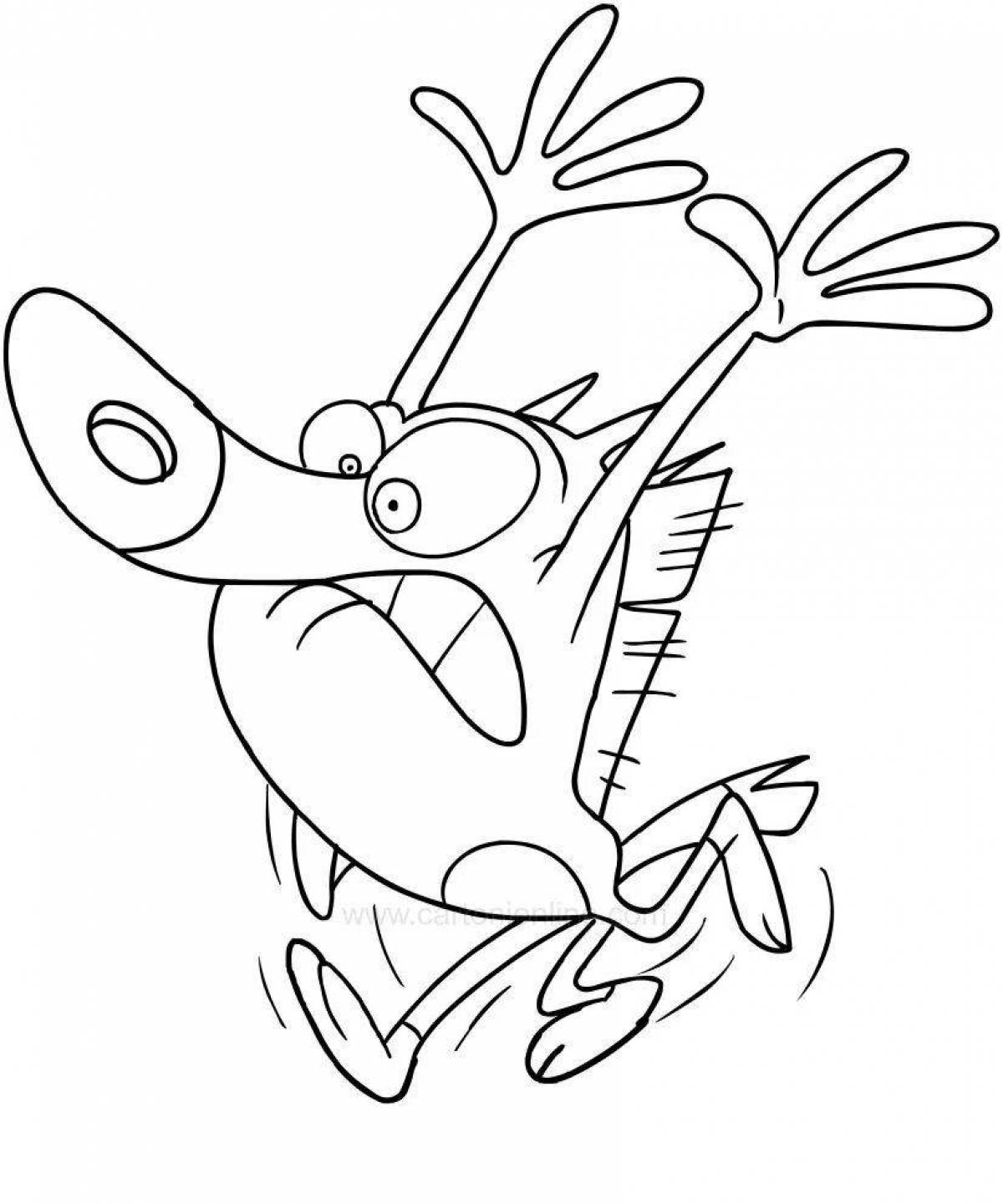Zig and Sharko funny coloring book