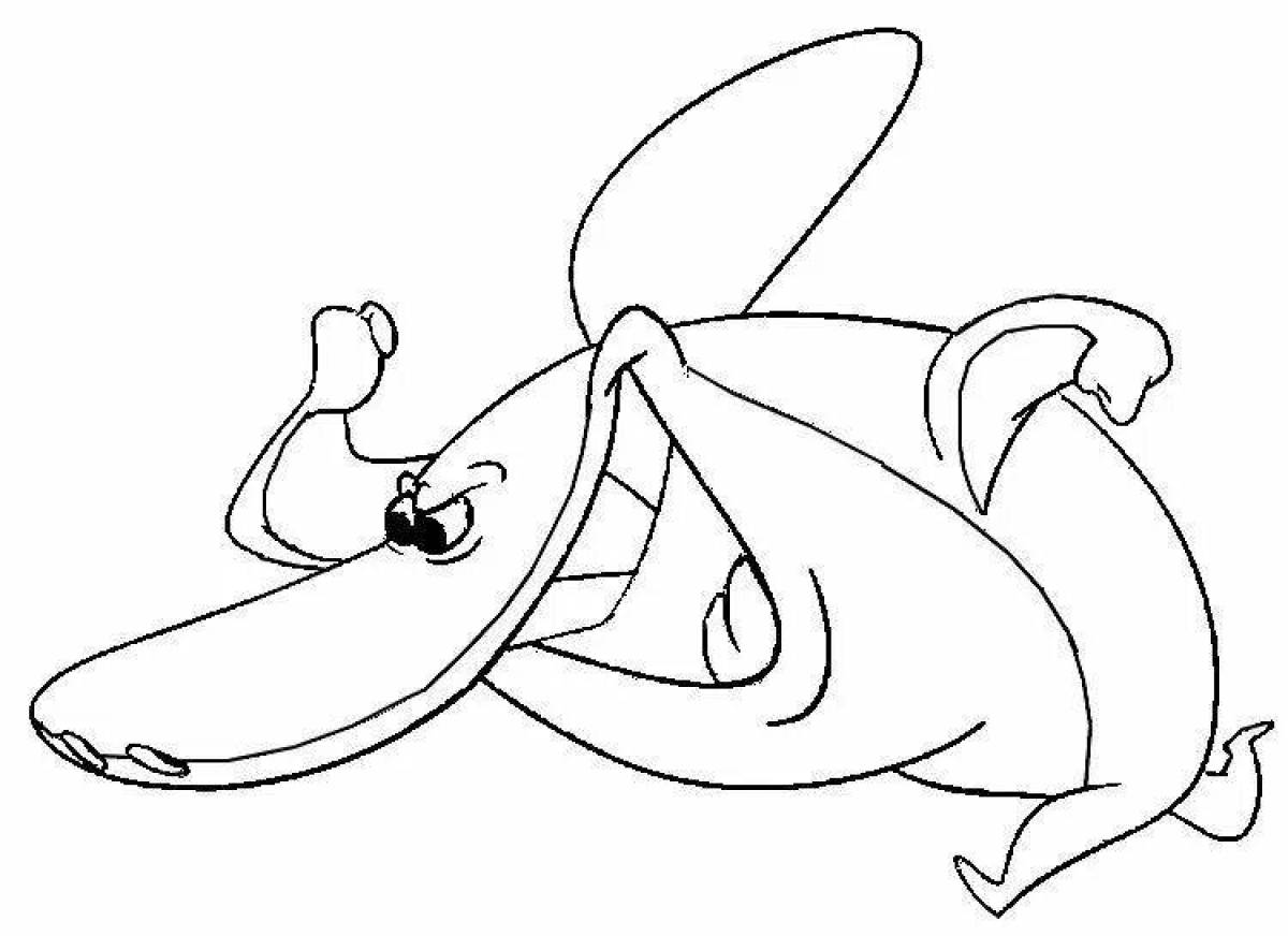 Exciting zig and sharko coloring pages