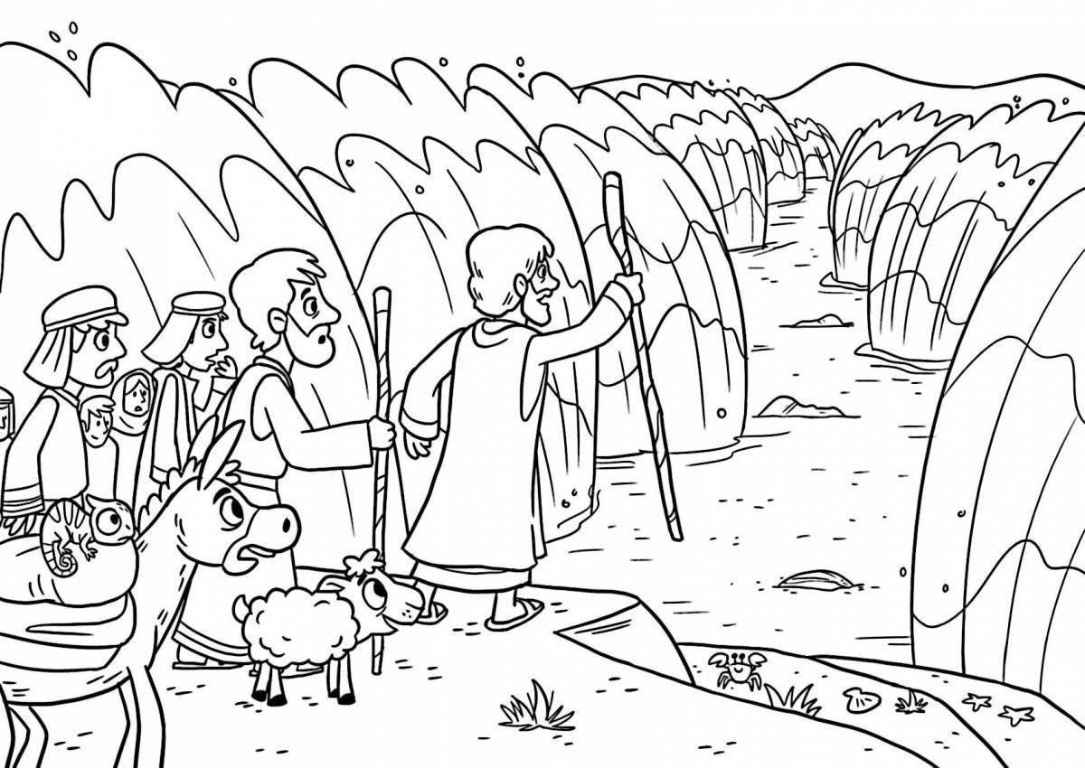 Coloring page magnanimous christian