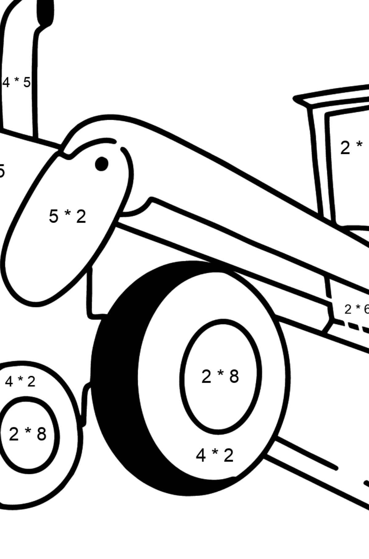 Coloring page funny grader