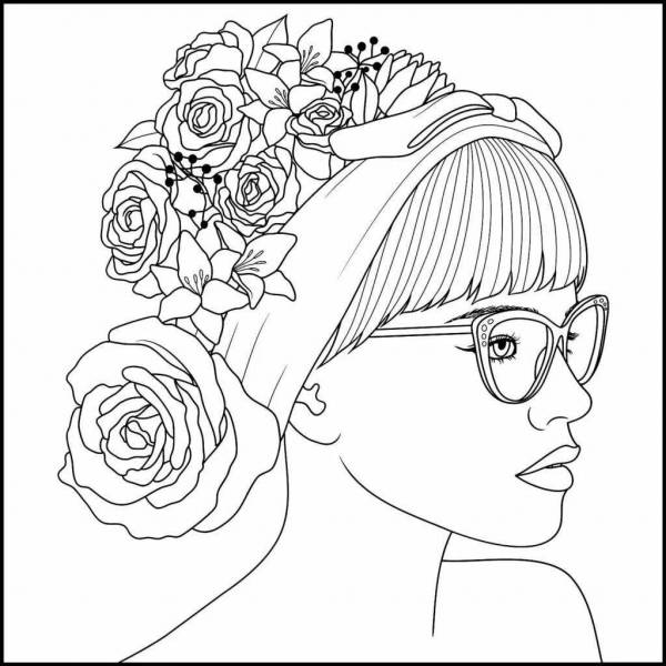 Coloring Pages For girls 15 years old very beautiful (38 pcs ...
