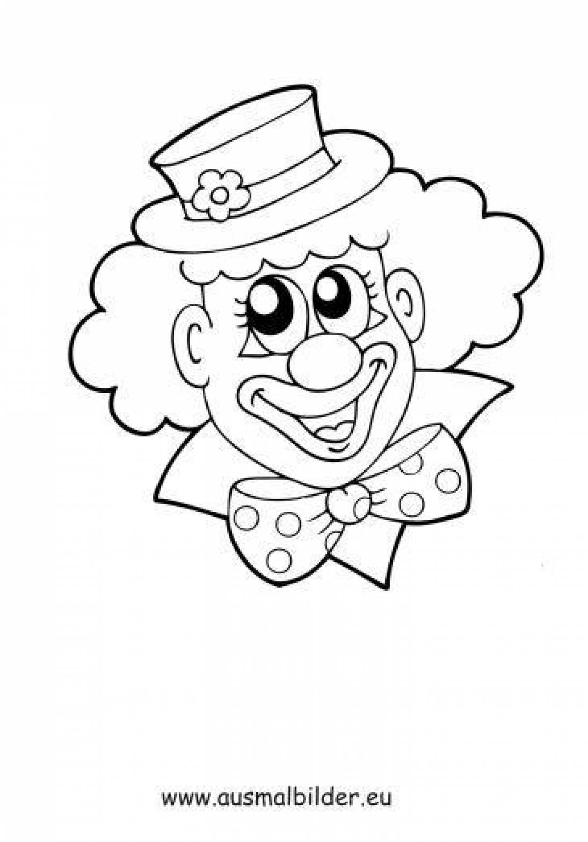 Маска на день смеха шаблоны. Клоун раскраска. Клоун раскраска для детей. Веселый клоун раскраска. Раскраска весёлый клоун для детей.