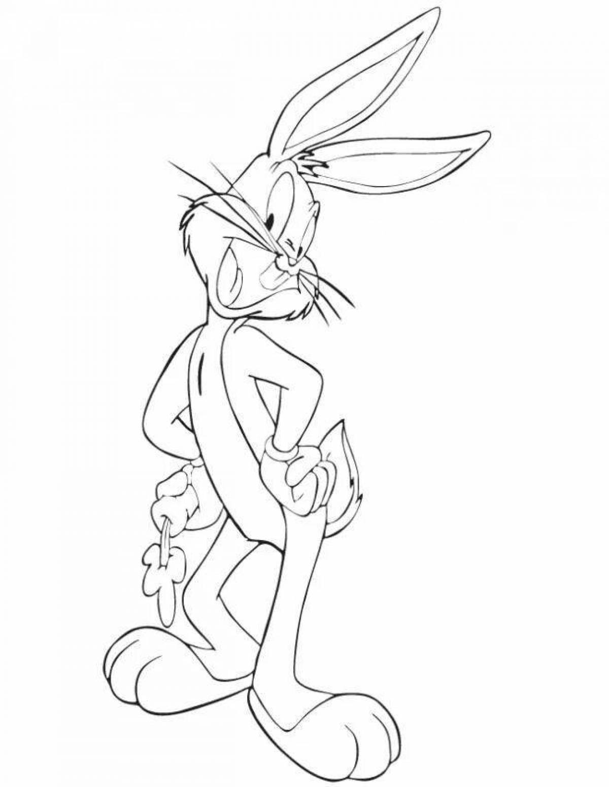 Bugs Bunny bright coloring