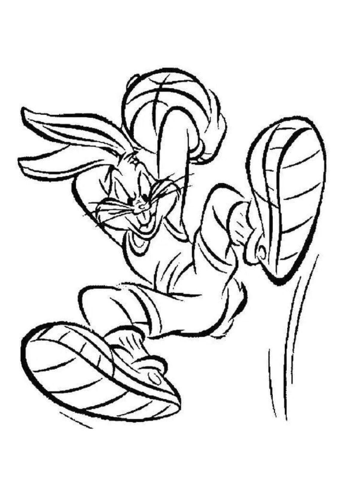 Amazing Bugs Bunny Coloring Page