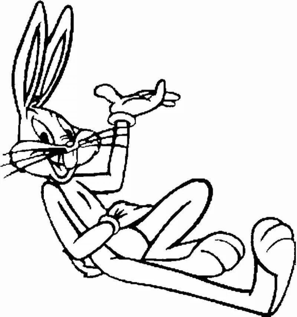 Coloring Bugs Bunny
