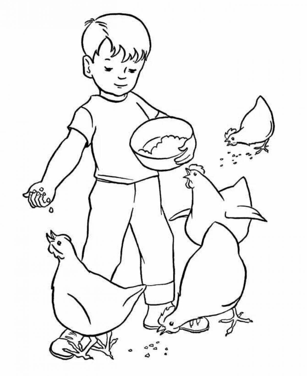 Coloring page great good deeds