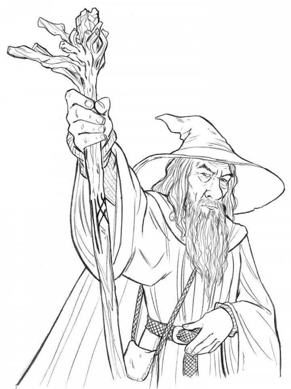 Lord of the Rings Grand Coloring Page