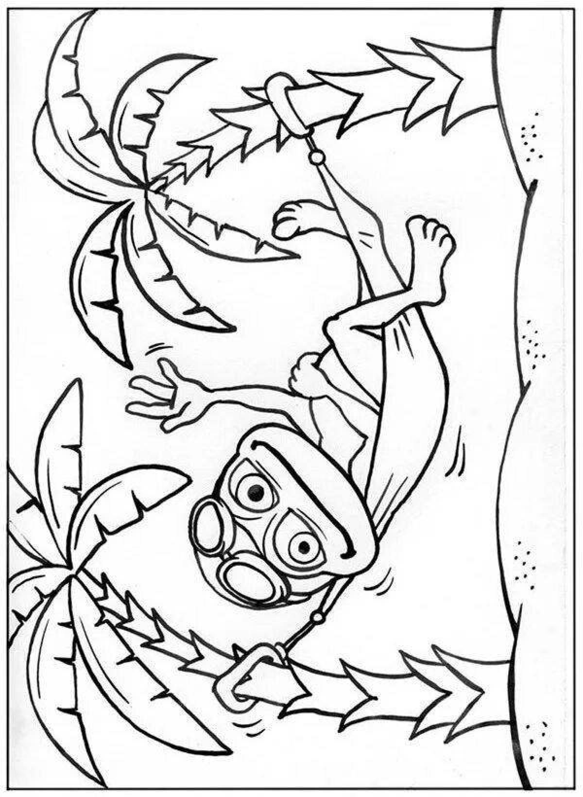 Fabulous crazy frog coloring book