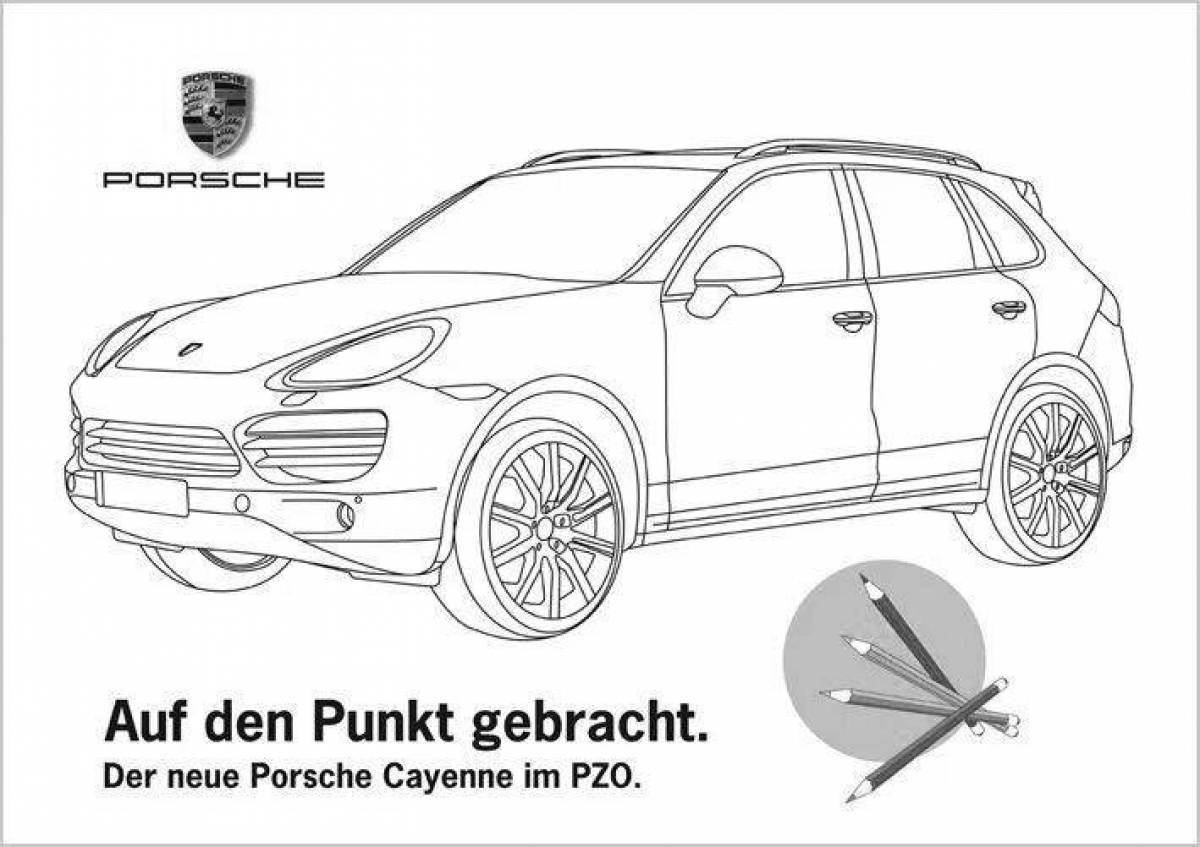 Porsche cayenne majestic coloring