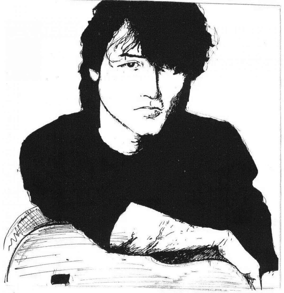 Victor Tsoi's animated coloring book
