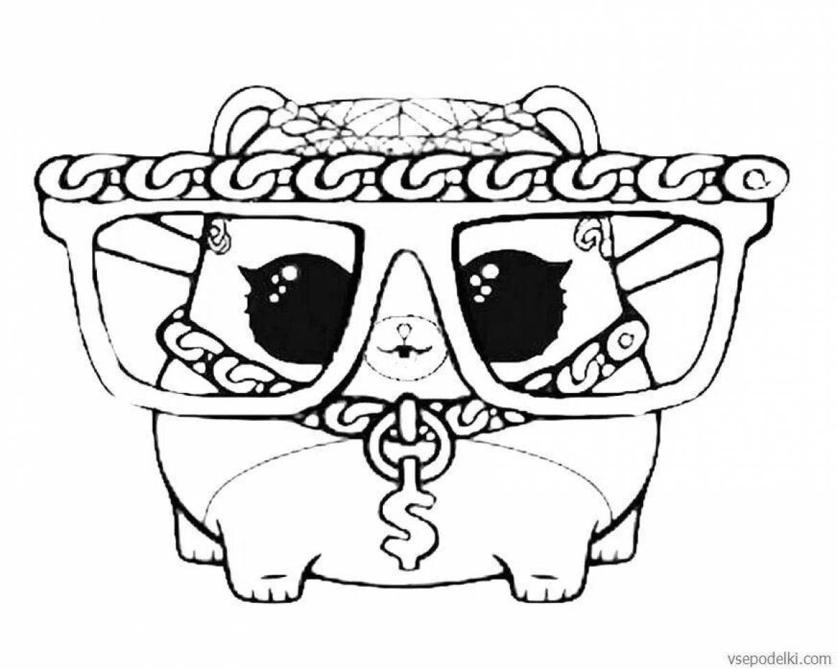 Lolo lovely pets coloring page