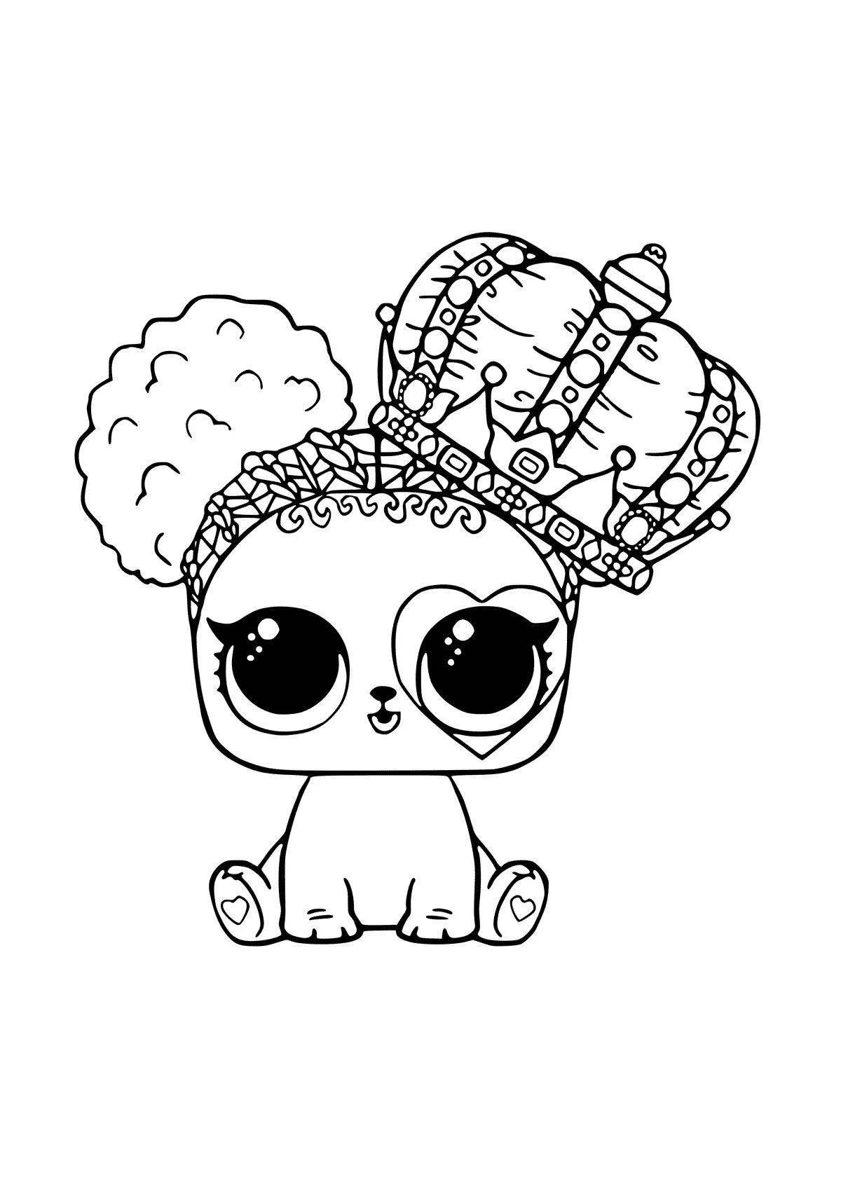 Lolo Outstanding Pets Coloring Page